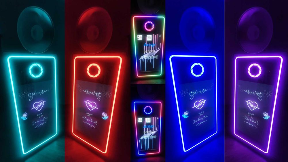 Oglinda Magică Cabină foto Selfie Tükör Magic Mirror de închiriat