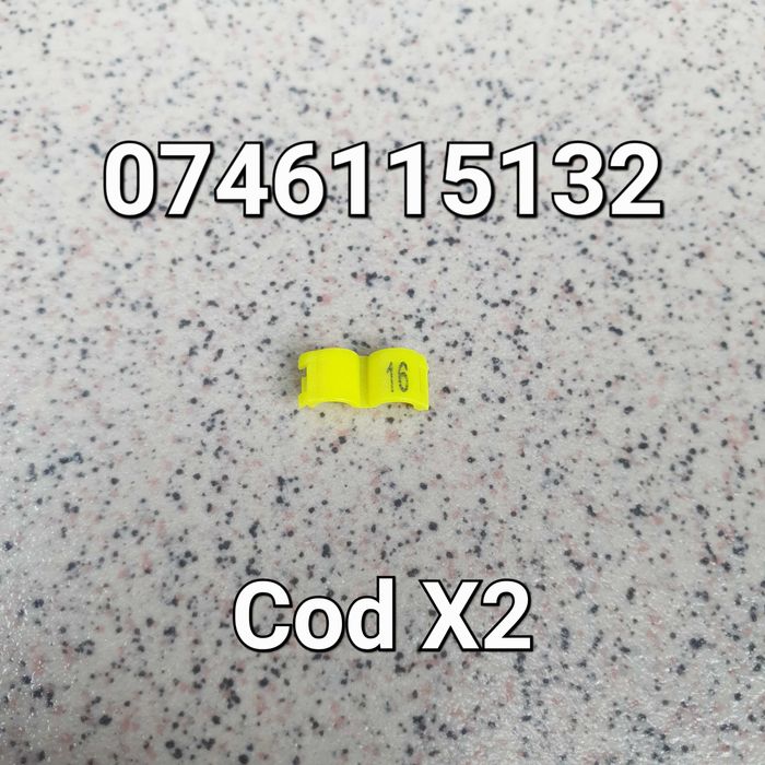 Inele Nimfe Papagali Perusi Canar-Numerotate-Cleme 3mm-Reutilizabil-X2