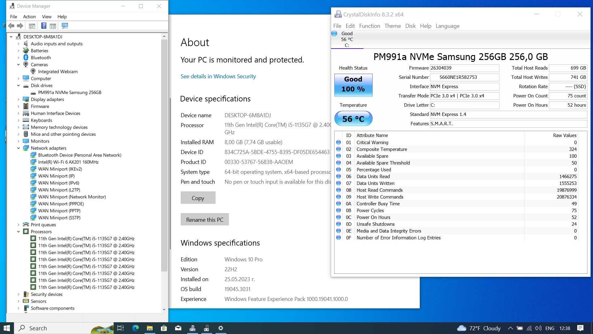 Dell Latitude 5320 FHD IPS i5-1135G7/256GB/8GB