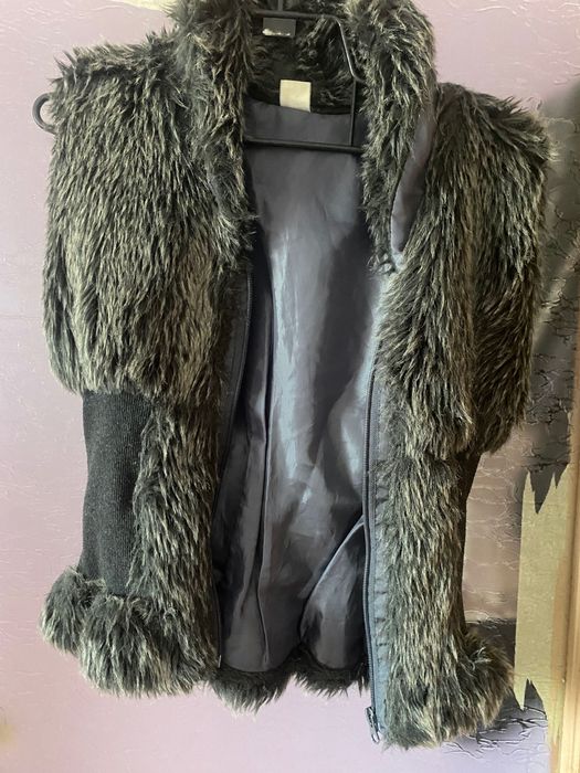 Дамски елек с косъм