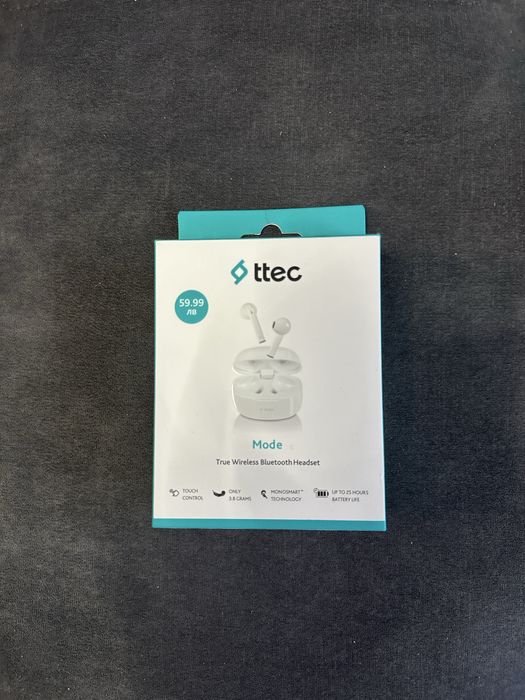 Безжични Bluetooth слушалки ttec Mode (True Wireless)