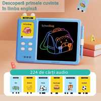 Set tableta Beblevel®, LCD 2 in 1 Pentru Copii, Cu Cititor Carduri