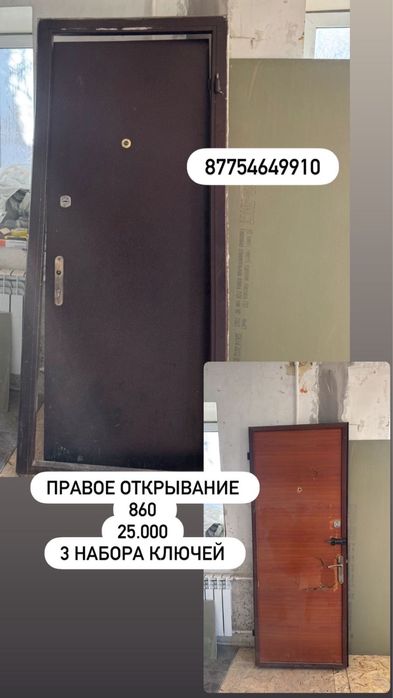 Дверь входная железная