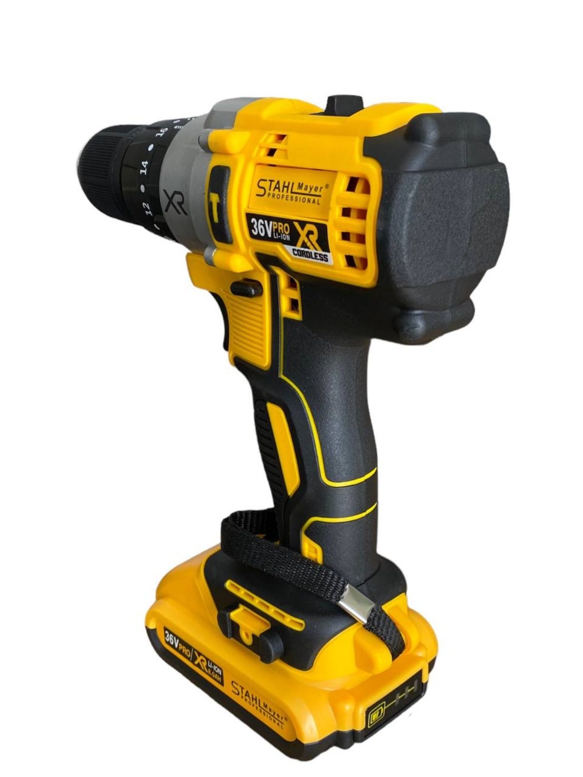 Ударен Акумулаторен Винтоверт STAHLMAYER + 111 части XR 36V Безжичен