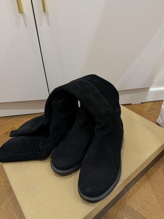 Продам ботфорты замша зимние