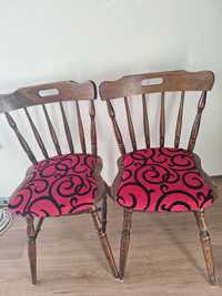 2 стола дървени от орех
