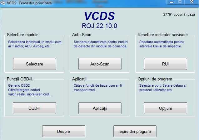 Tester Auto VCDS 23.11 Romana Engleza VAGCOM  Diagnoza Pro Romana Eng