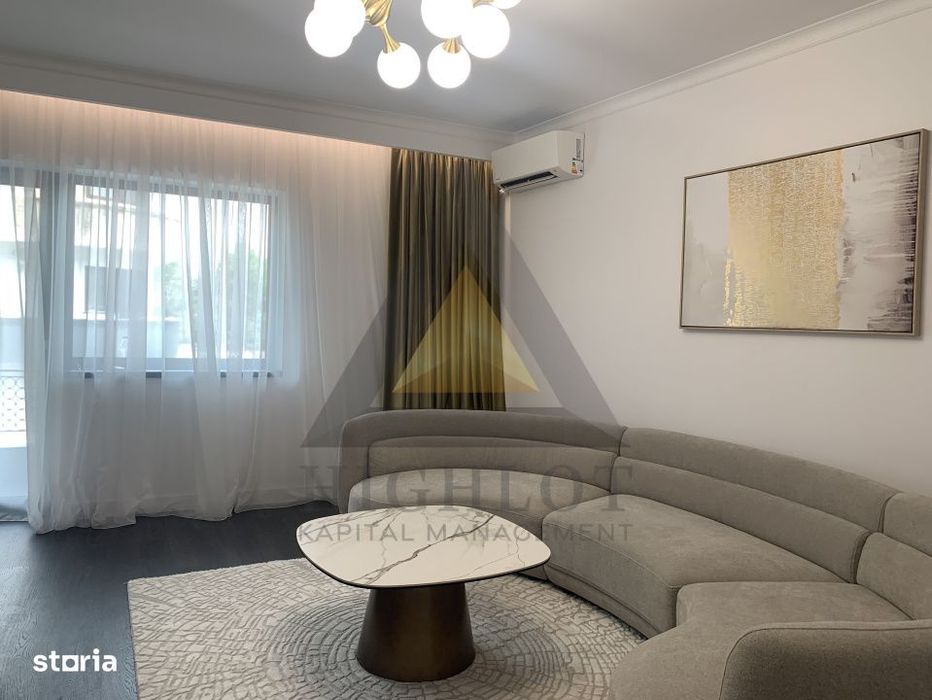 Beller | Floreasca| 3 Camere Modern| Mobilat Nou Rovere