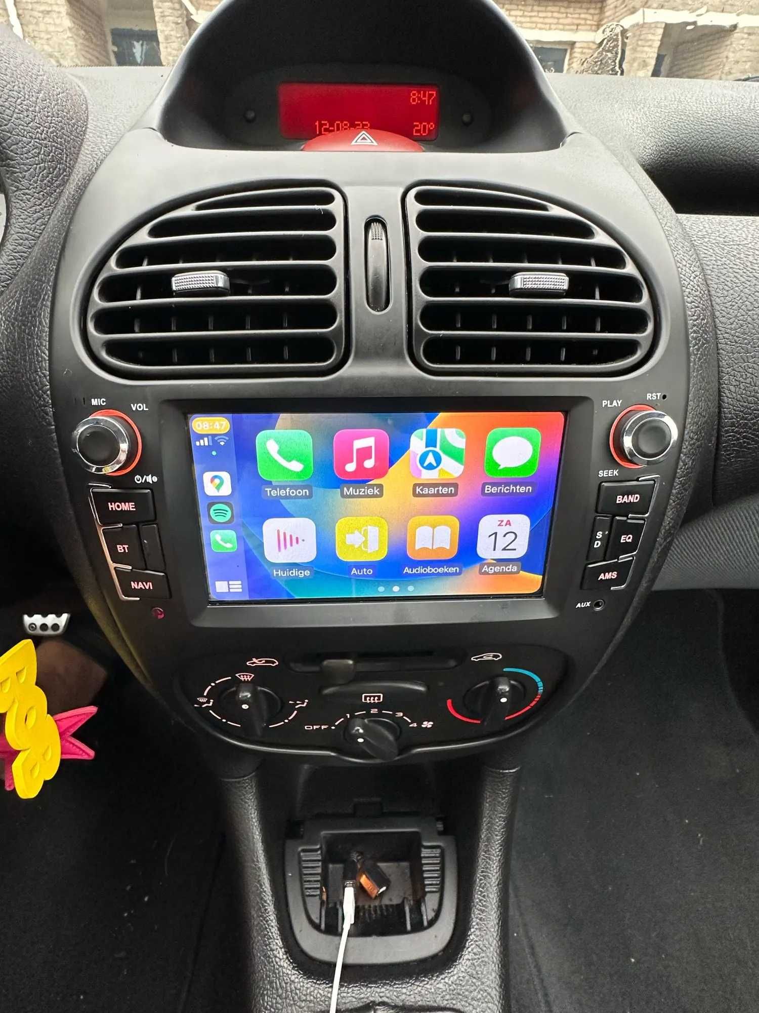 Navigatie Android Dedicata Peugeot 206 - DSP CarPlay QLed USB BT