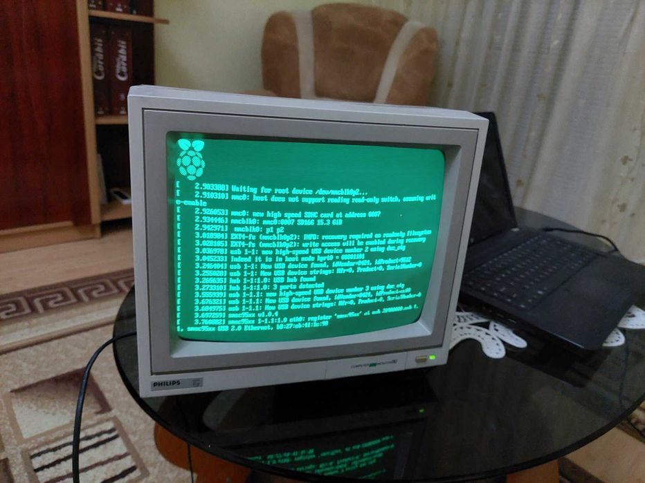 Monitor vintage monocrom Philips