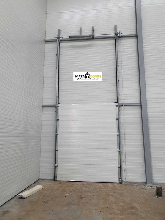Usa L3xH3 alb.Usi sectionale/rezidentiale/industriale/garaj/hale