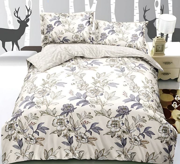 Двулицево спално бельо с ластик