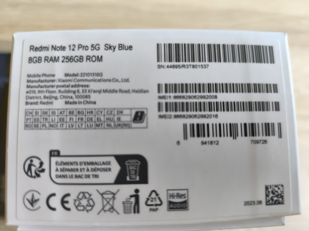 Redmi note 12 pro 5G