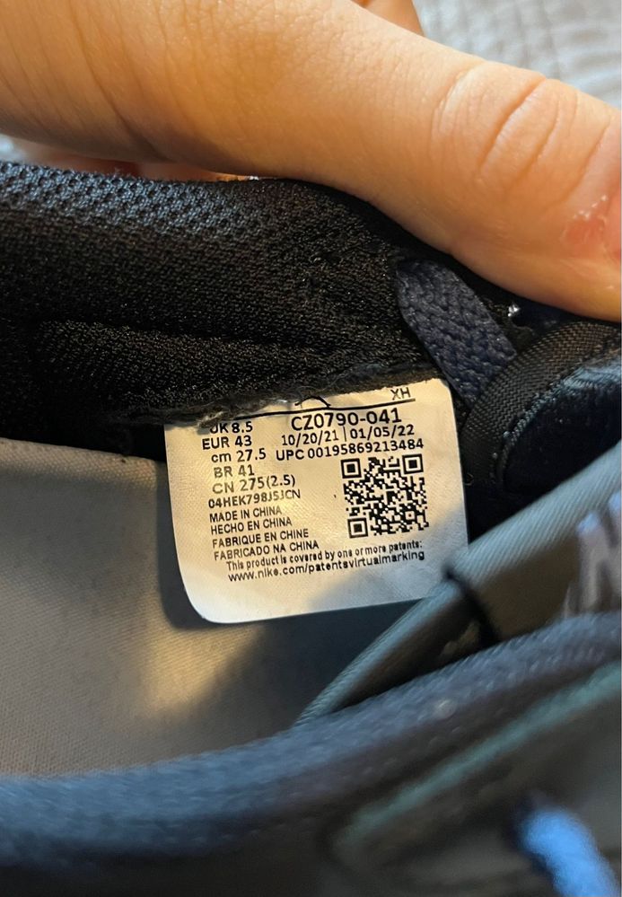 Jordan 1 low OG mystic navy - 43
