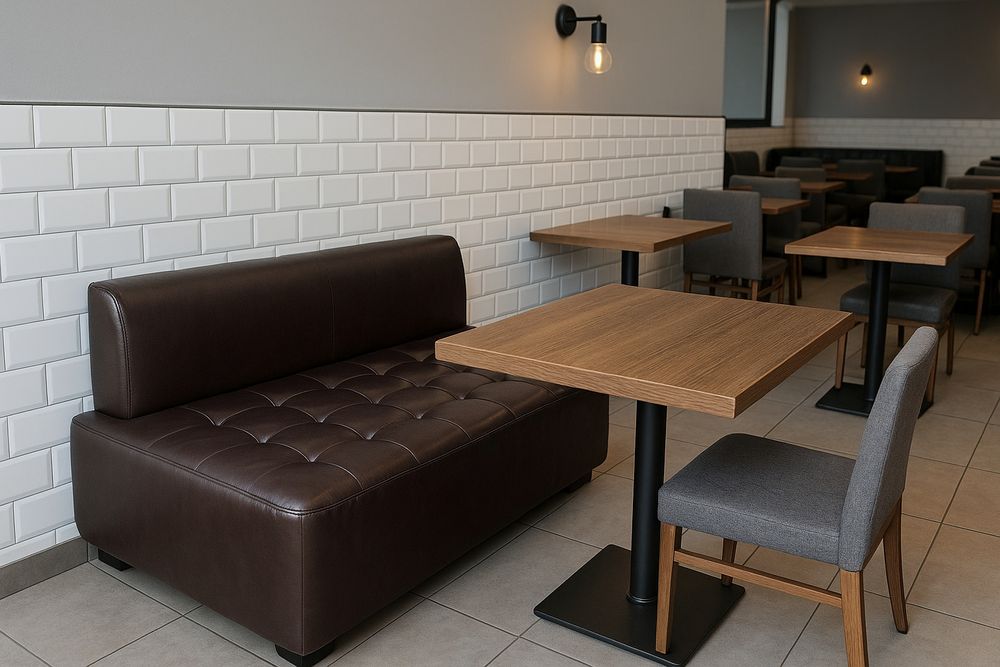 Диваны, столы, оборудование жарочное, нейтральное, холодильное