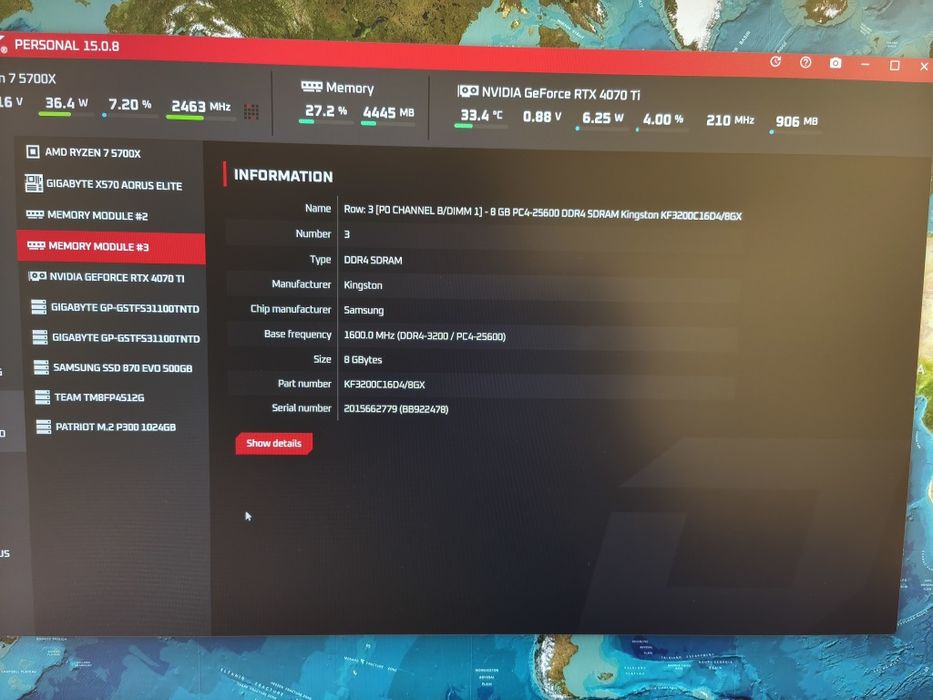 ОЗУ DDR4 Kingston Fury Beast 16 Гб 3200 МГц