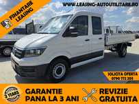 Volkswagen New Crafter Doka 7 Locuri+Bena L=3.50m Finanțare Leasing/ Garanție până la 3 ani/ Revizie Gratuită la predare