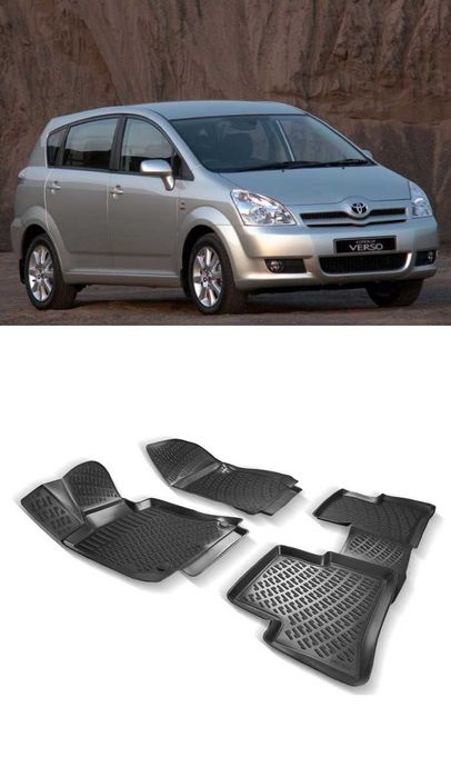 Гумени стелки RizLine съвместими с Toyota Corolla Verso 04-09