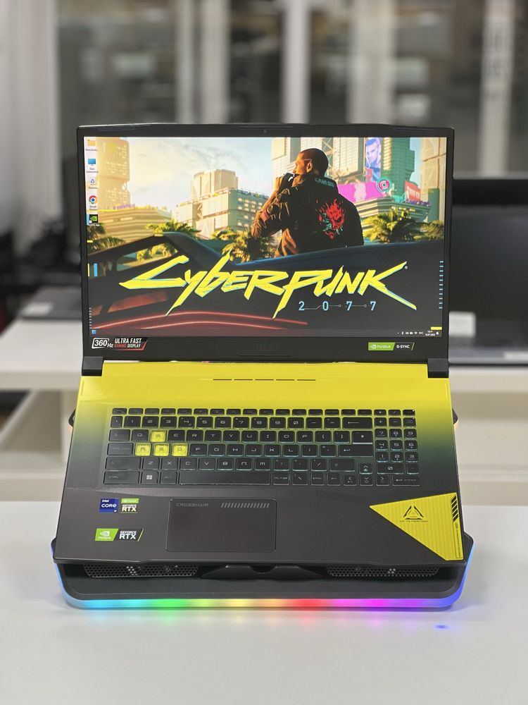 MSI 360Гц | RTX 3070 Ti 8Gb | Core i9-12900H | ОЗУ 32Gb