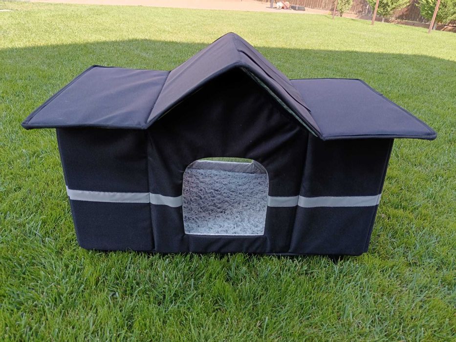 Casuță exterior pisici/căței mici izolată termic