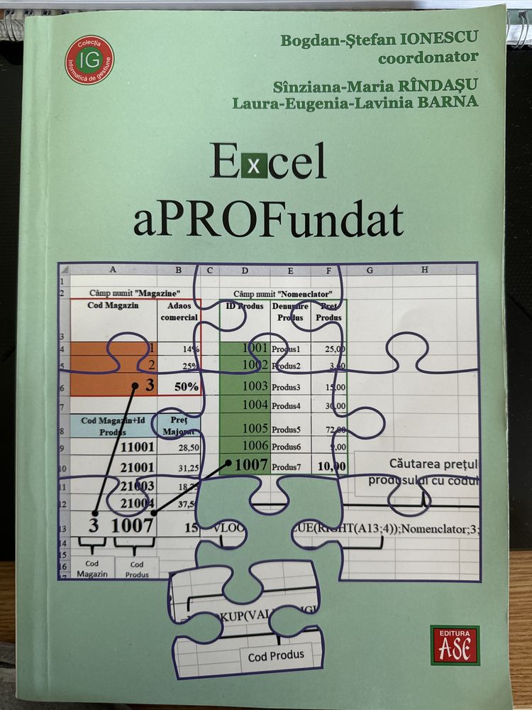 Excel aPROFundat Carte Editura ASE TAO Bogdan Stefan Ionescu