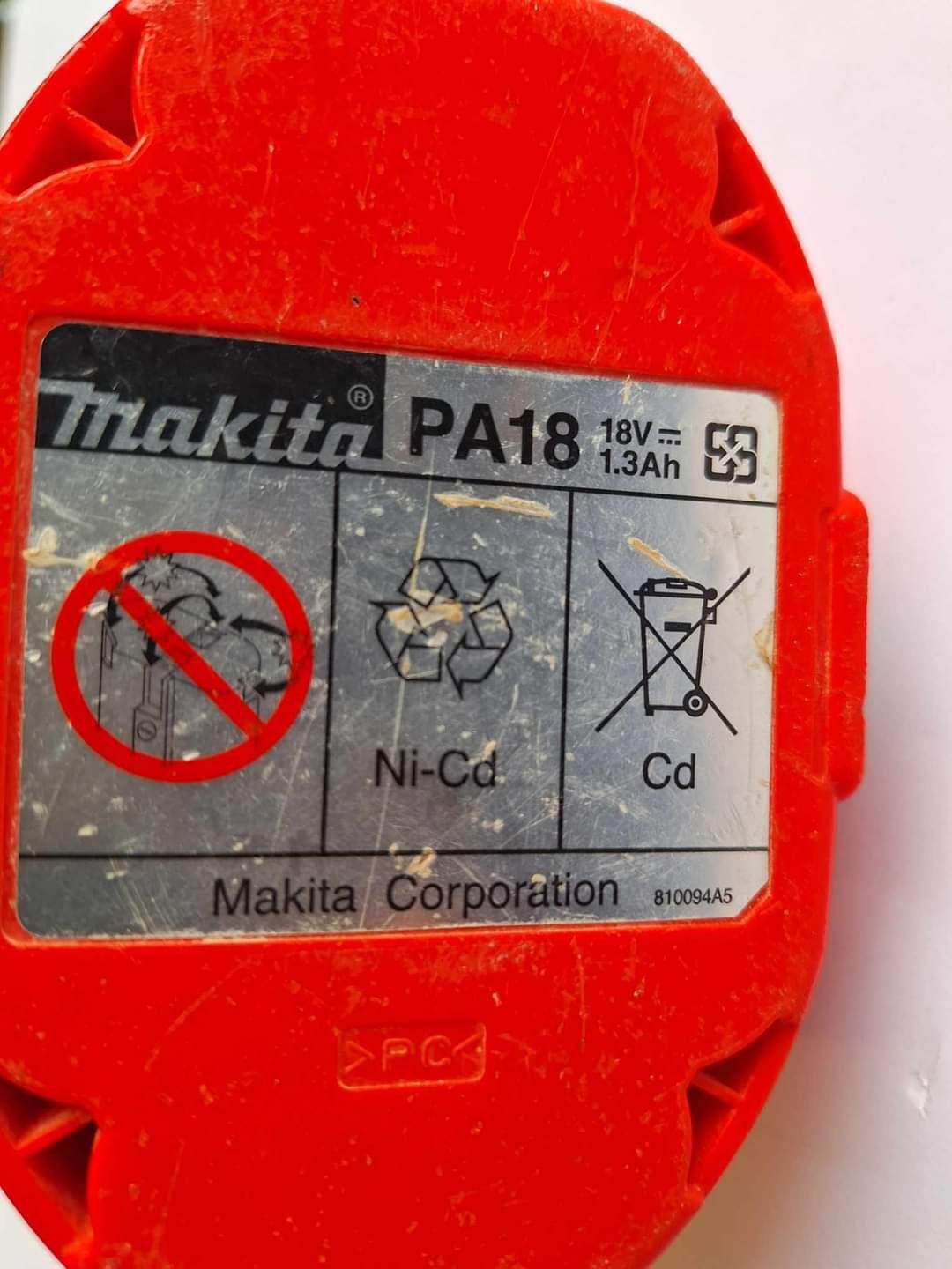 Батерия Makita PA18/1.3Ah/18V