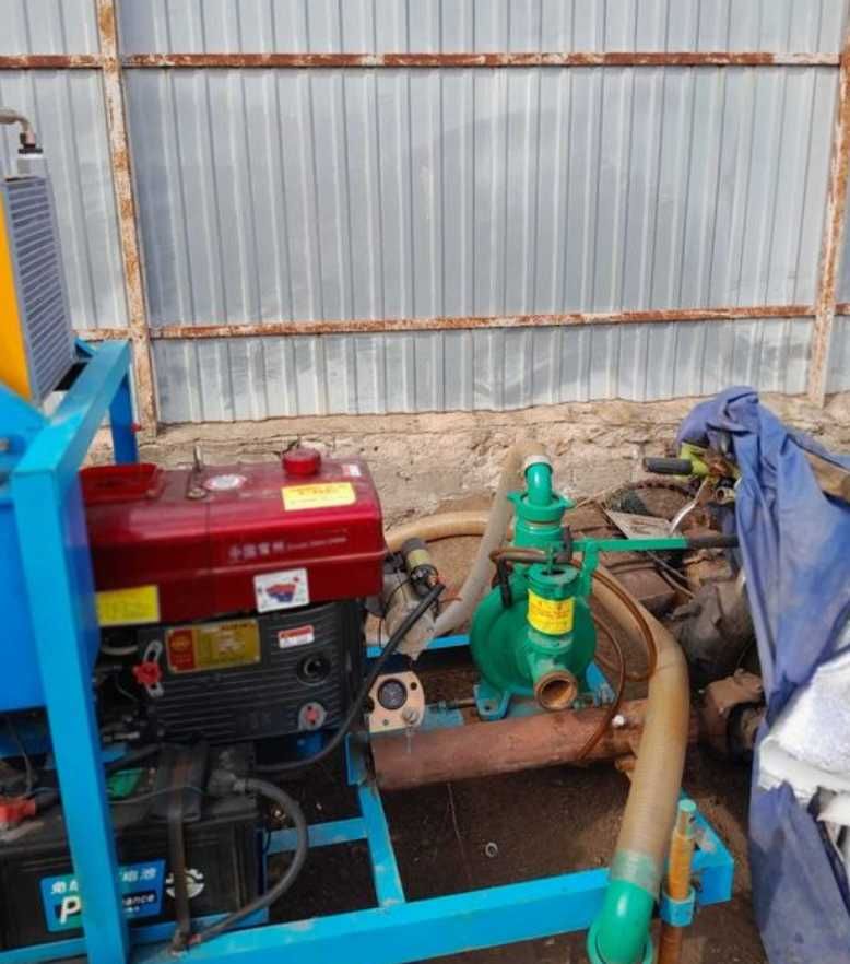 Masina foraj diesel 28CP, 100m, prajini + 5 sape, NOUA