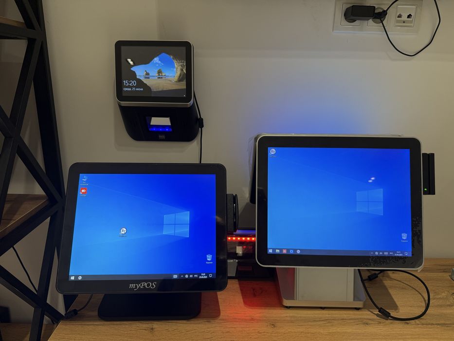 Моноблок касса апарат орбит чек принтер сканер