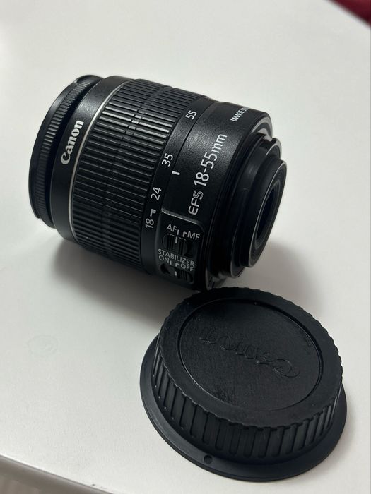 Обектив Canon EFS 18-55mm IS – в отлично състояние