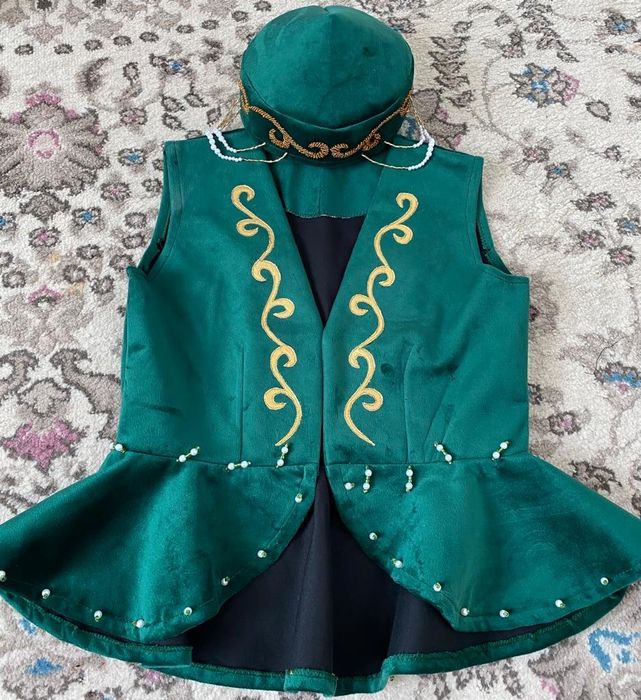 Жакет национальный для детей қазақша жакет тақиямен балаларға