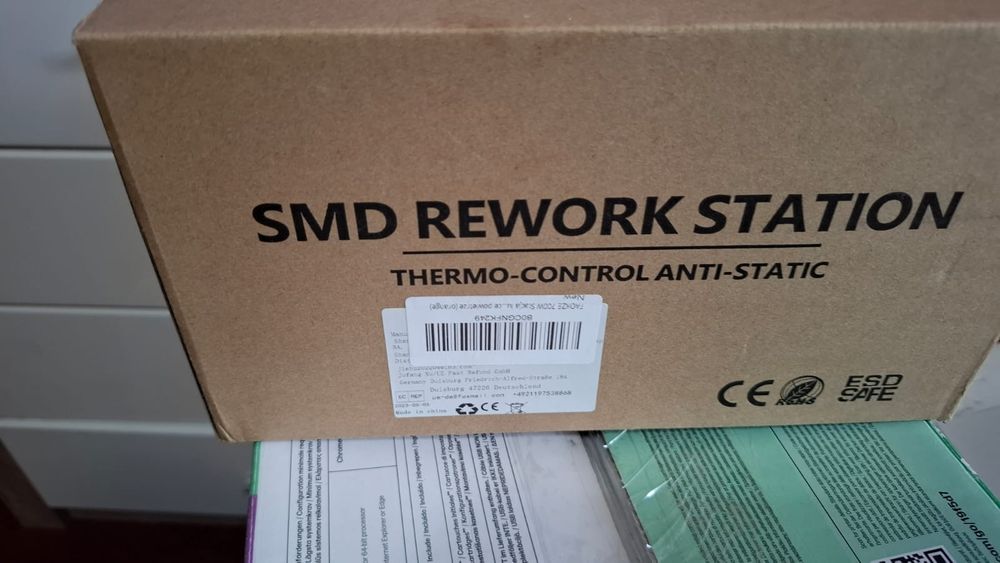 Statie de lipit cu aer cald