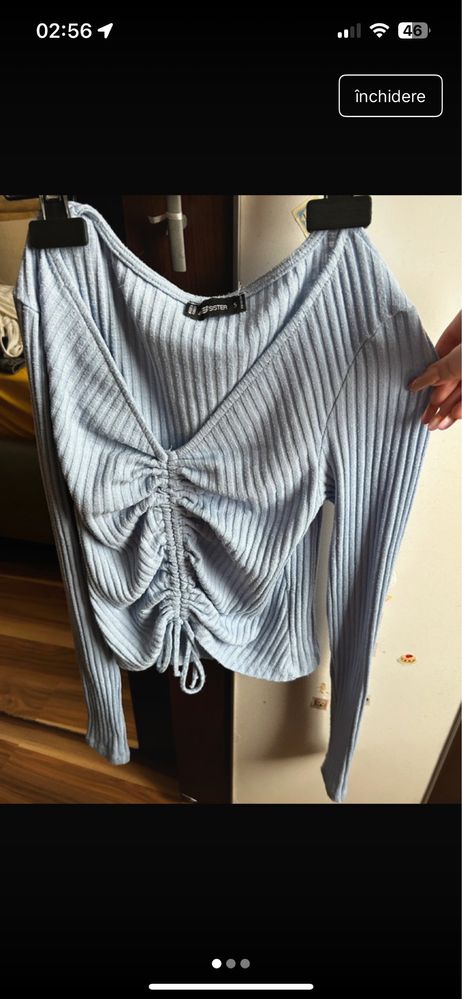 bluza albastra dama
