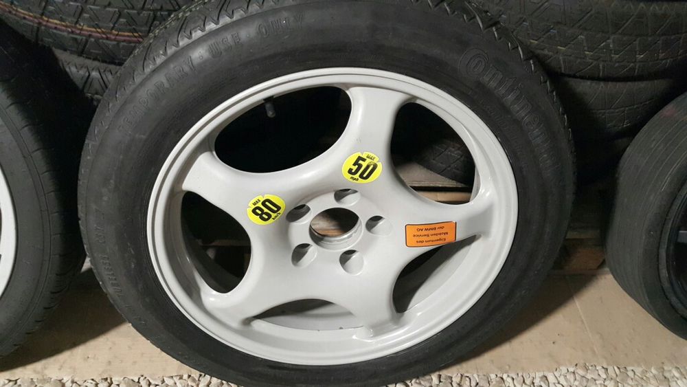 Резервна гума патерица 18цола за бмв G30, G11, G20, F40,F45 5X112 66.6
