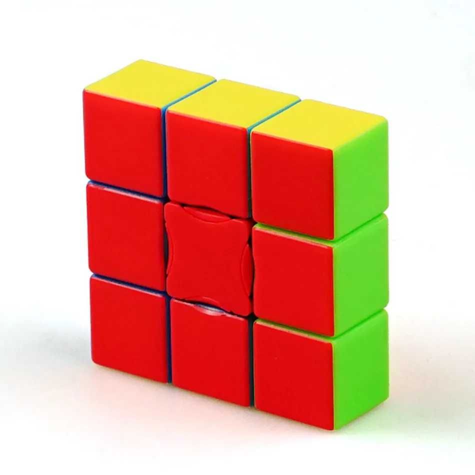 Cub Rubik plat: 1x3x3. Pentru începători/fidget toy. Antistres.