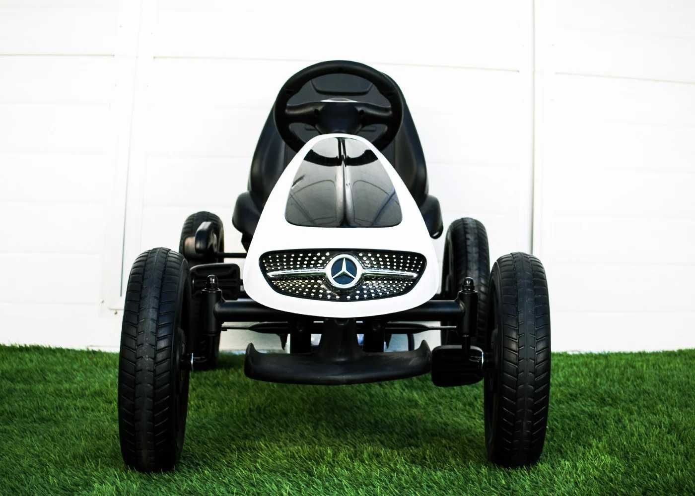 GO Kart cu pedale, roti cauciuc solid, scaun reglabil, centura  NOU