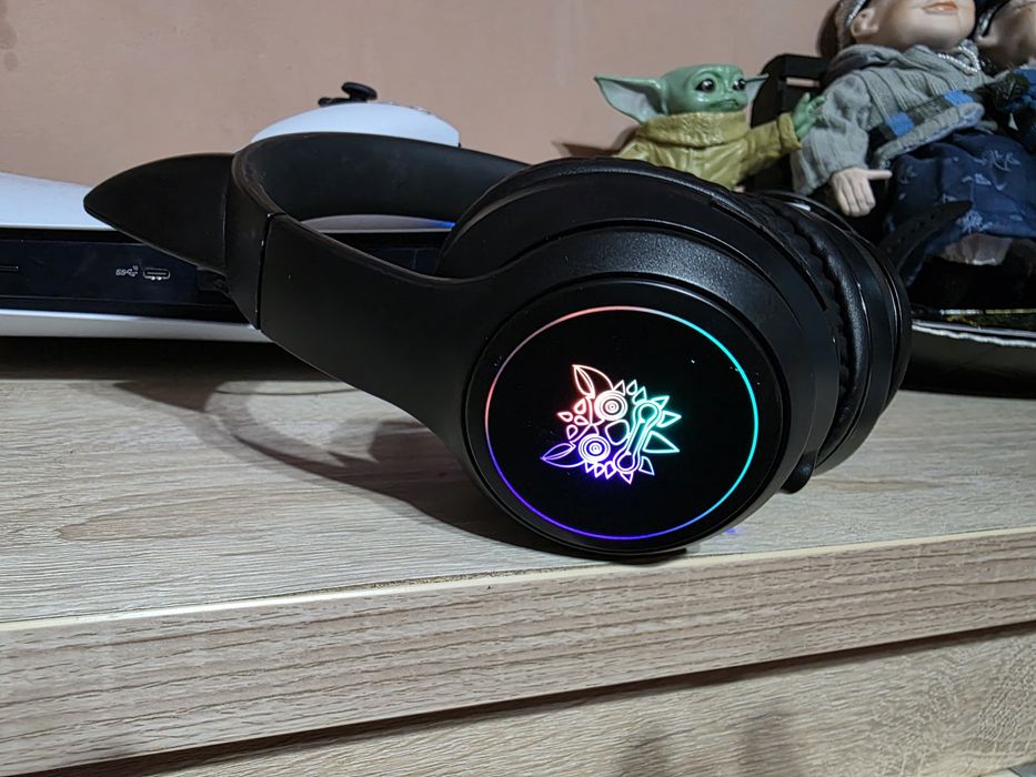 Casti gaming ONIKUMA K9, 50mm, negru, set cu urechi