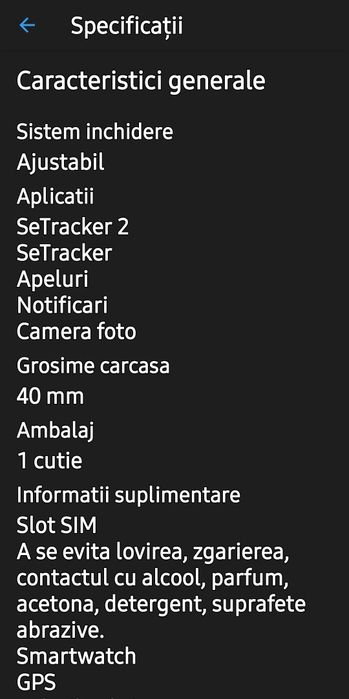 Ceas smart cu sim și GPS pentru copii