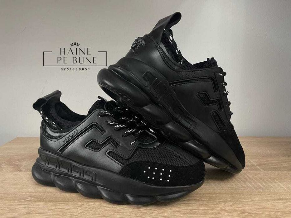 Adidasi VERSACE Chain Reaction l Produs NOU Tenesi Baieti Unisex Fete