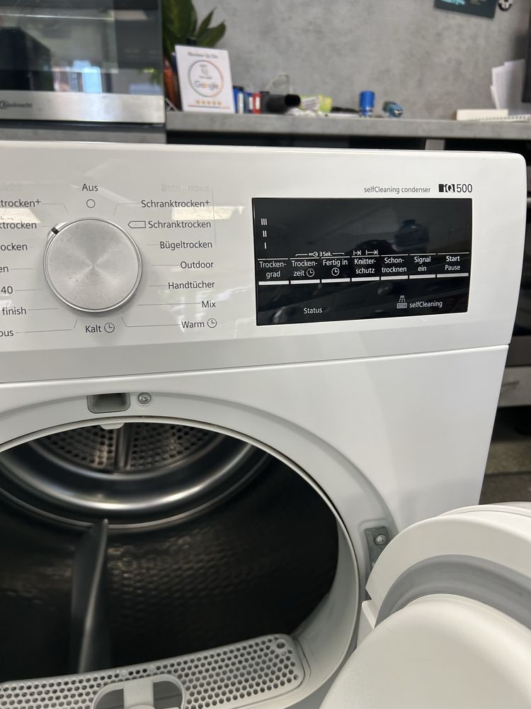 А++ Сушилня с термопомпа  Siemens iQ500 – 8 кг, selfclean,autodry