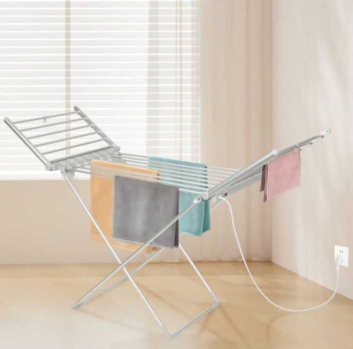 Електрическа сгъваема сушилня за дрехи с отопляеми пръчки SmartDry Fol