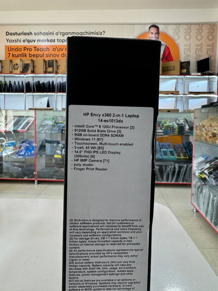 hp envy core 5 14 avlodga tengini yangisidan keldi x360 sensorlik