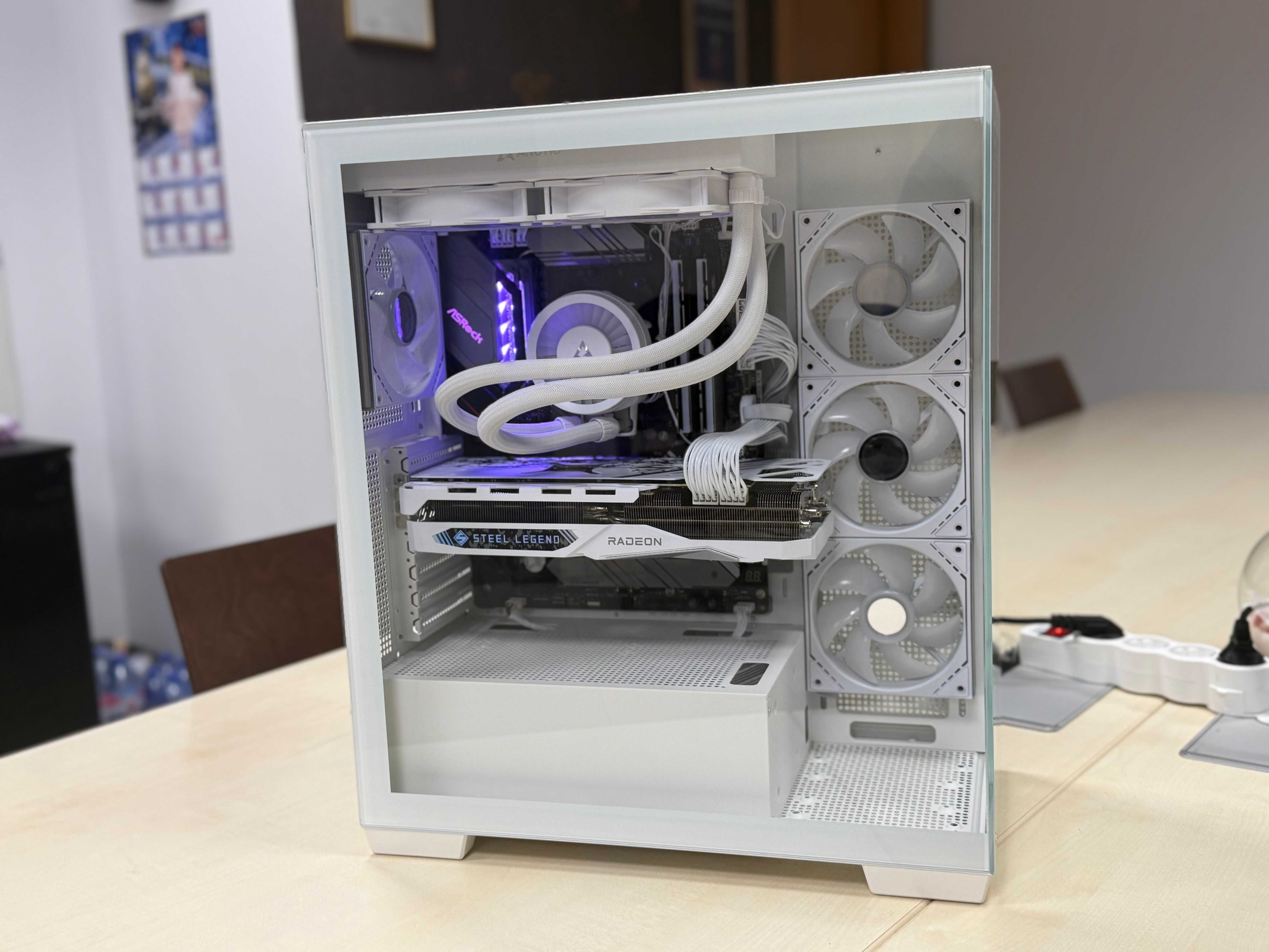 White Knight RGB Gaming PC/Ryzen 7 5700/32 GB RAM/ 1TB/7700XT 12 GB