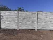 Gard din placi prefabricate de beton