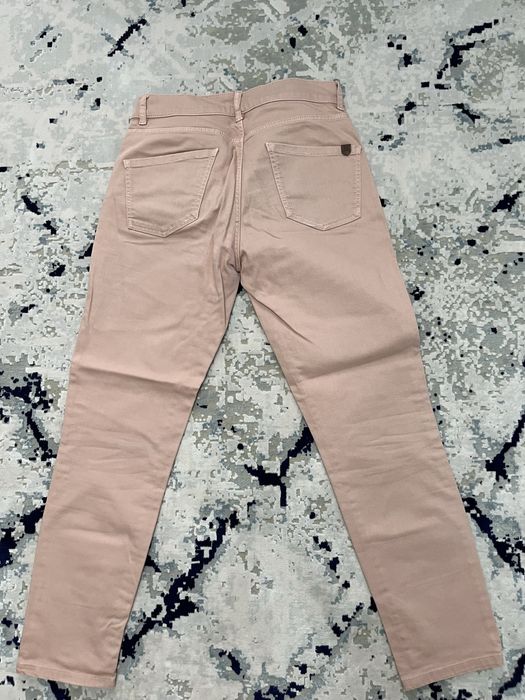 Pantaloni dama tip jeans roz Massimo Dutti