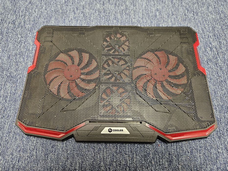 Cooler laptop A+ CICA2, 17", dual USB, 5 ventilatoare