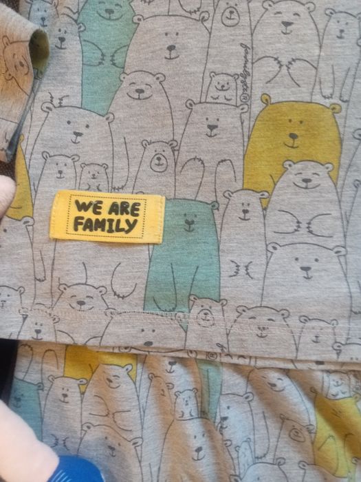 Пижама от две части, 1/2 г размер, клинове и сет с  пачка