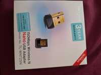 Мрежови адаптер TP-Link TL-WN725N, 150Mbps, Wireless-N/G/B, Nano USB A