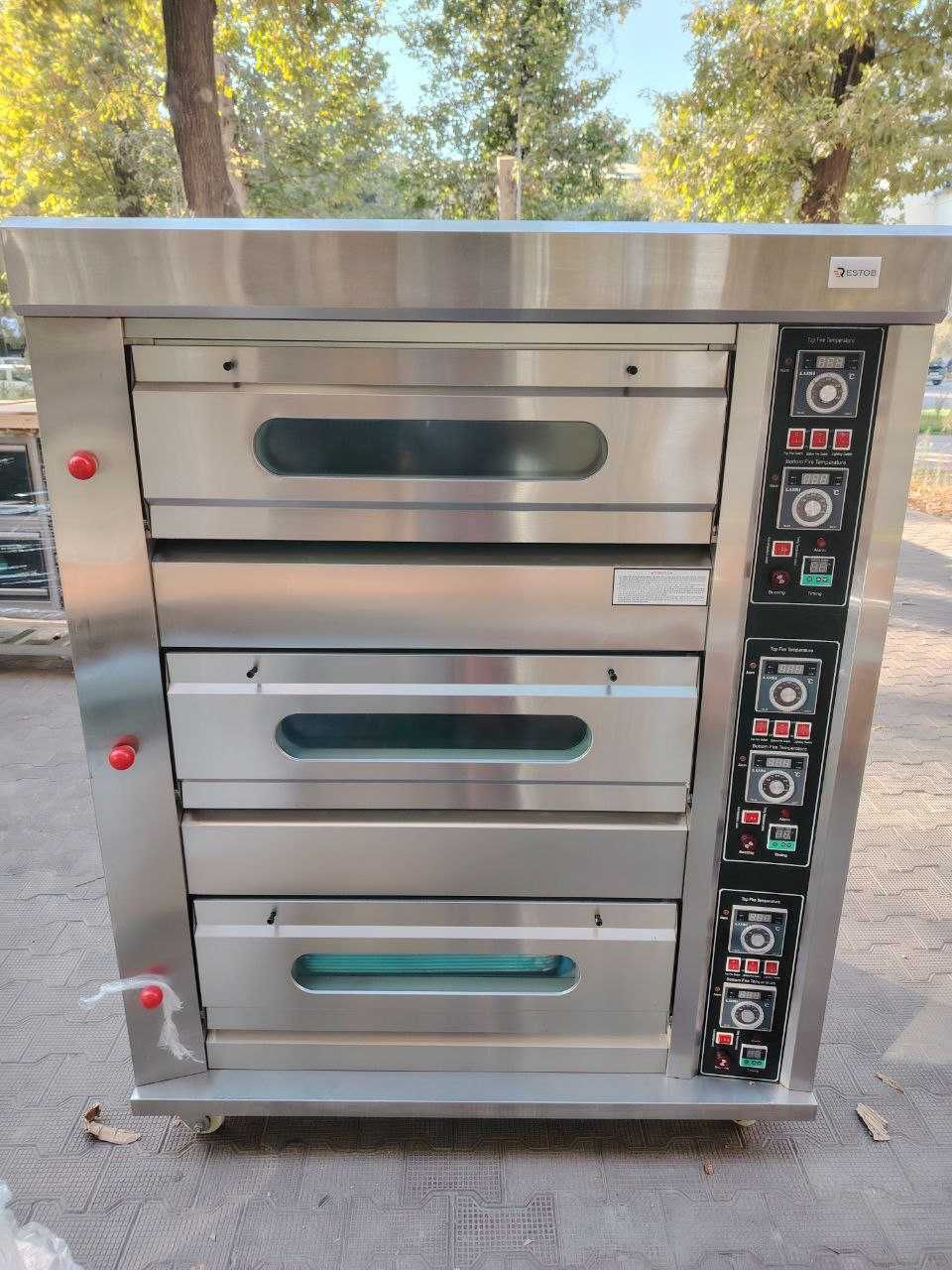 Газовая духовка RESTOB HGO-36 (3 ярус, 6 противиня)