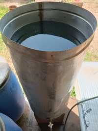 Нержавейка в виде цилиндра с краном для питьевой воды 100л возможна до
