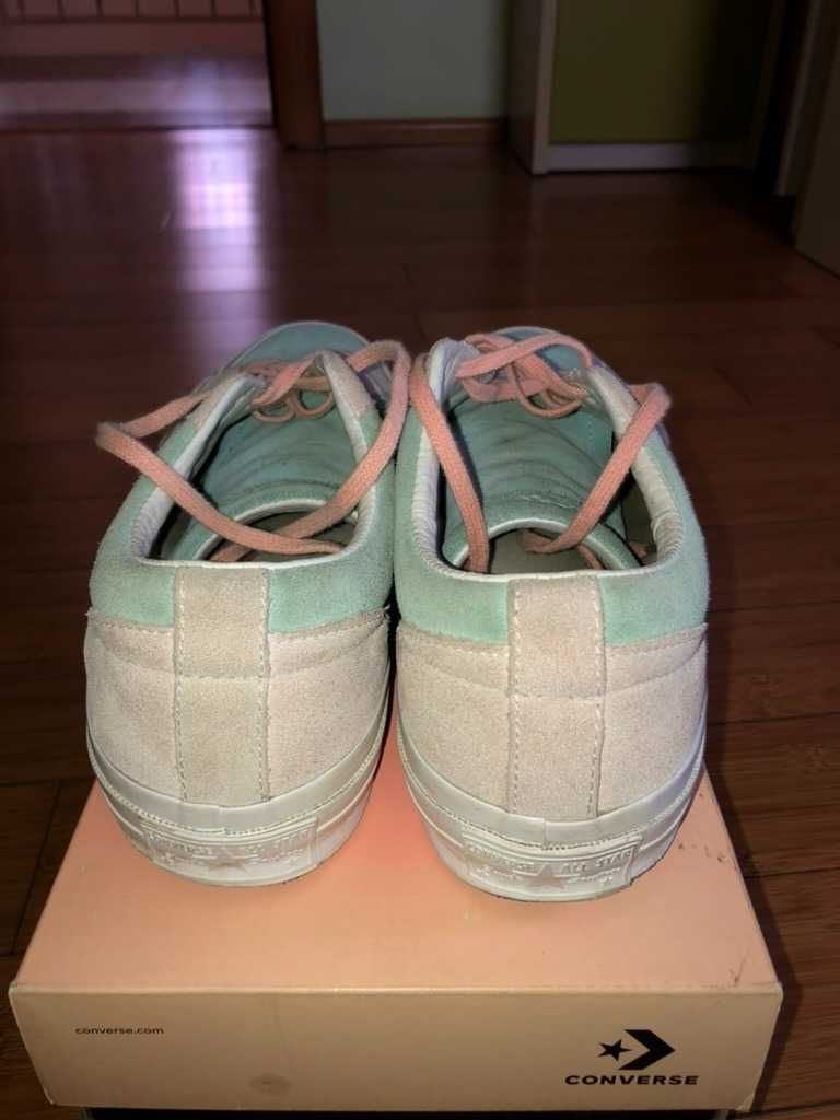 Converse x Golf Le Fleur One Star Ox Light Blue Pink